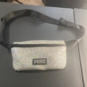 PINK sparkle fanny pack